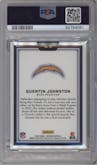 Quentin Johnston from the 2023 Panini Obsidian set graded by PSA and given an overall grade of 9.