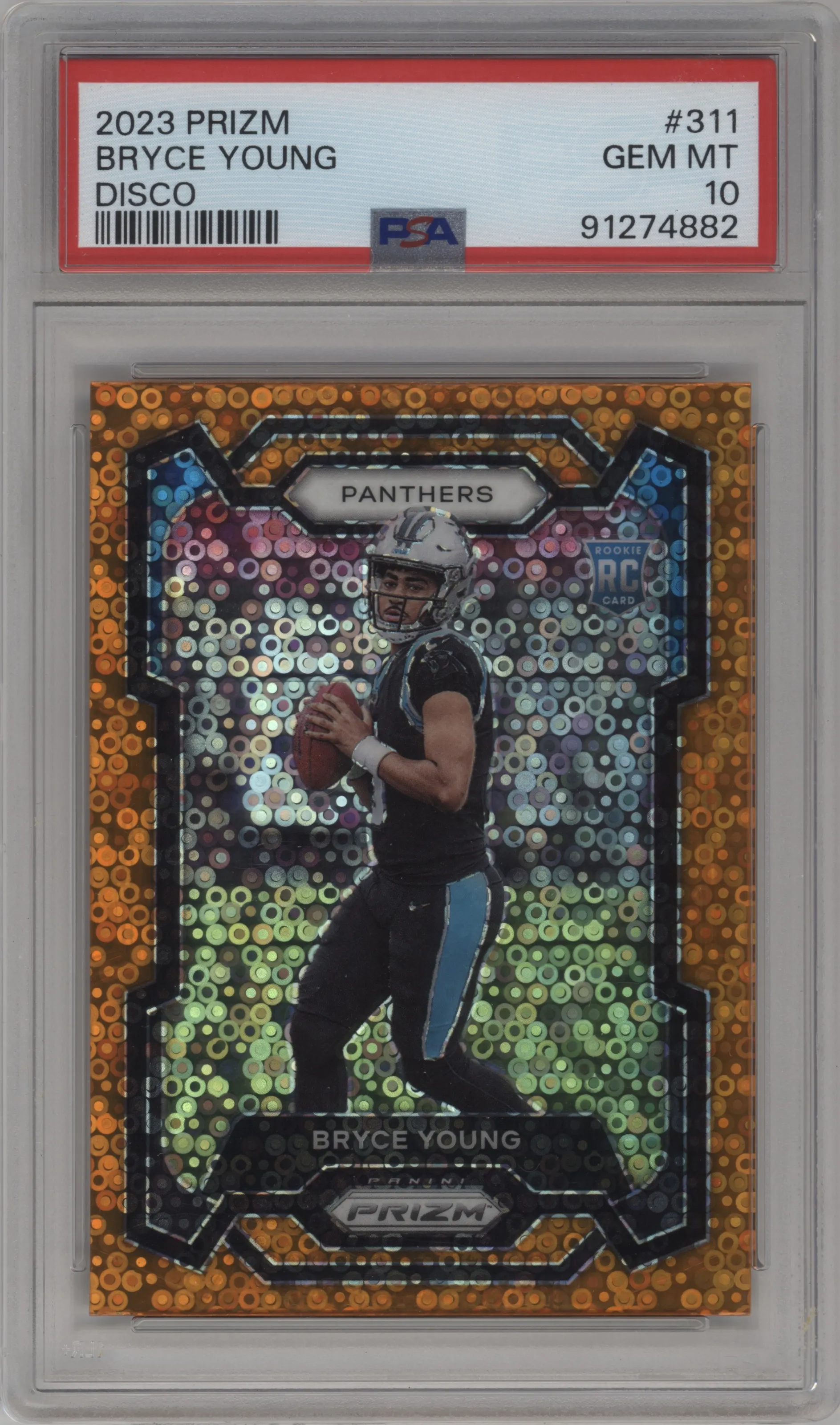 2023 Panini Prizm Bryce Young Disco #311 PSA 10