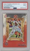 Joe Burrow from the 2020 Panini Chronicles set graded by PSA and given an overall grade of 9.