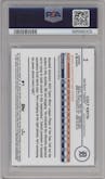 Colt Keith from the 2024 Topps Chrome set featuring a X-Fractor parallel graded by PSA and given an overall grade of 10.