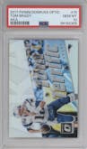 Tom Brady from the 2017 Panini Donruss Optic set graded by PSA and given an overall grade of 10.