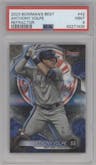 Anthony Volpe from the 2023 Bowman's Best set featuring a Refractor parallel graded by PSA and given an overall grade of 9.
