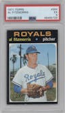 Al Fitzmorris from the 1971 Topps set graded by PSA and given an overall grade of 5.