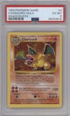 Charizard from the 1999 Pokemon set graded by PSA and given an overall grade of 6.