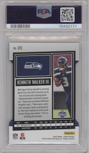 Kenneth Walker III from the 2022 Panini Score set featuring a Die-Cut parallel graded by PSA and given an overall grade of 10.