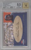 Barry Bonds from the 2002 Fleer Platinum set graded by Beckett and given an overall grade of 8.5.