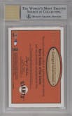 Barry Bonds from the 2002 Fleer Platinum set graded by Beckett and given an overall grade of 8.5.