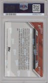 Caleb Williams from the 2024 Topps Now set graded by PSA and given an overall grade of 10.