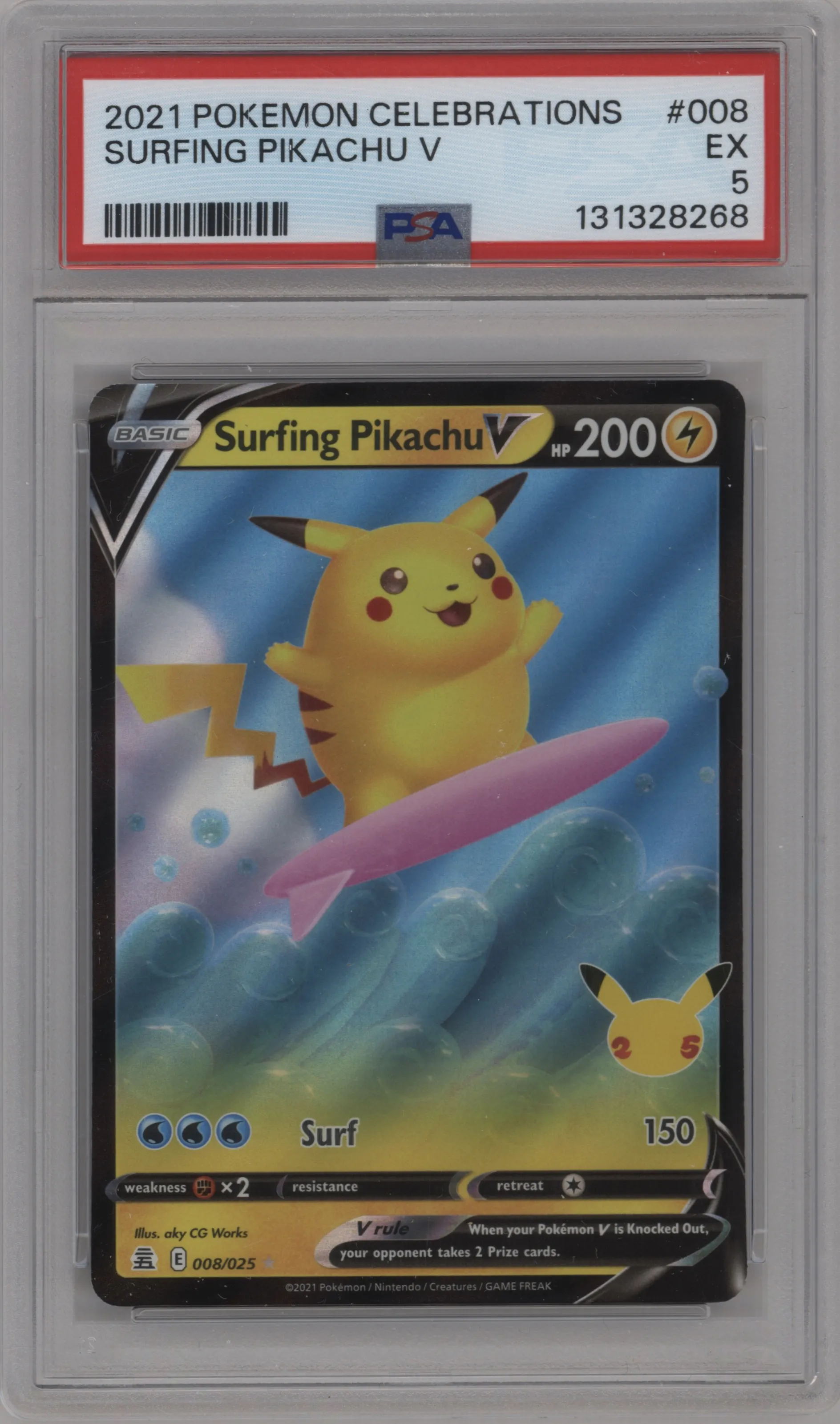 Surfing Pikachu V