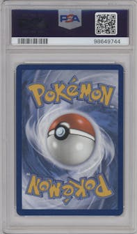 Galvantula ex from the 2024 Pokemon SV set graded by PSA and given an overall grade of 10.