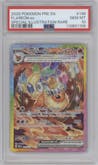 Flareon ex from the 2025 Pokemon SV set graded by PSA and given an overall grade of 10.