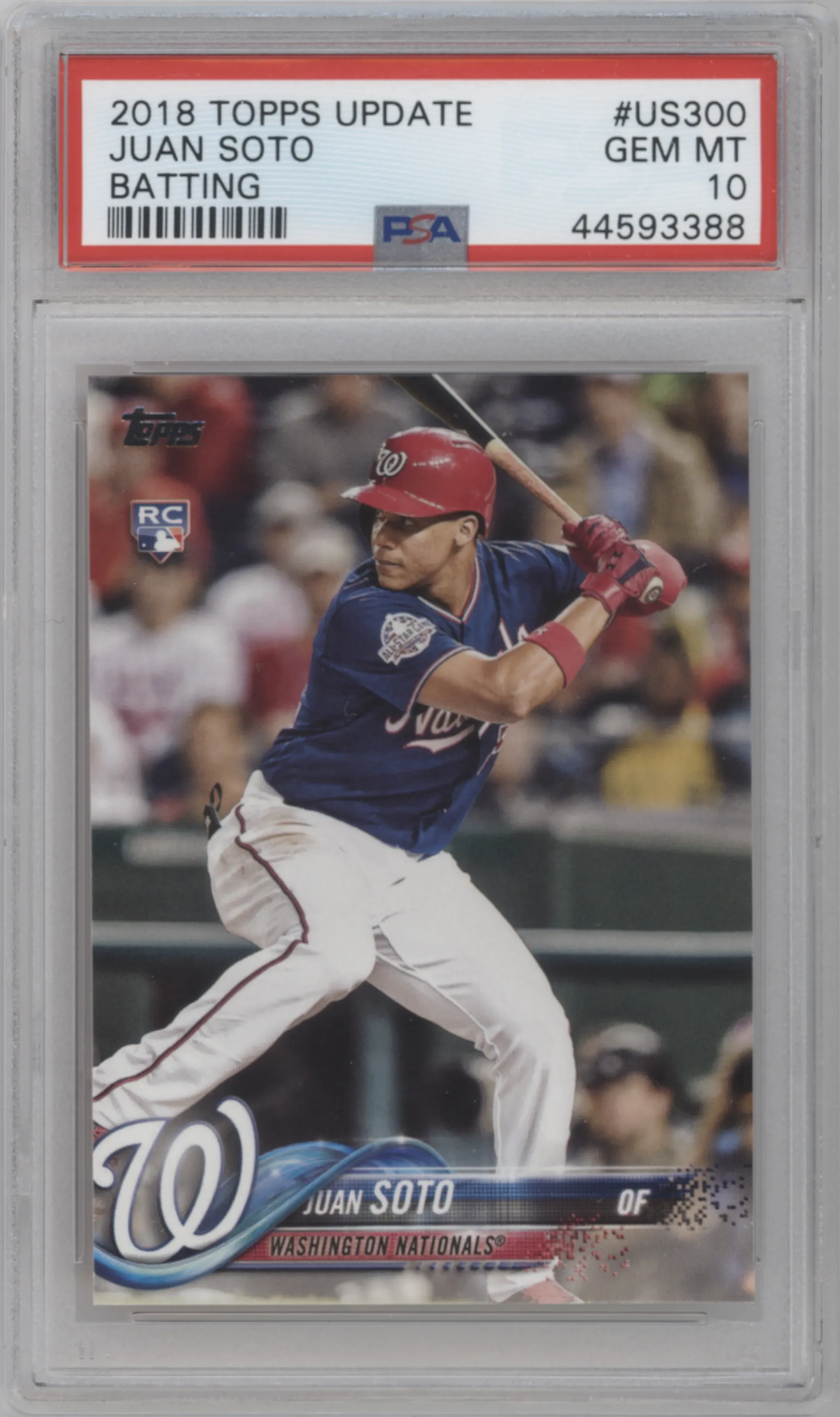 2018 Topps Update Juan Soto PSA 10