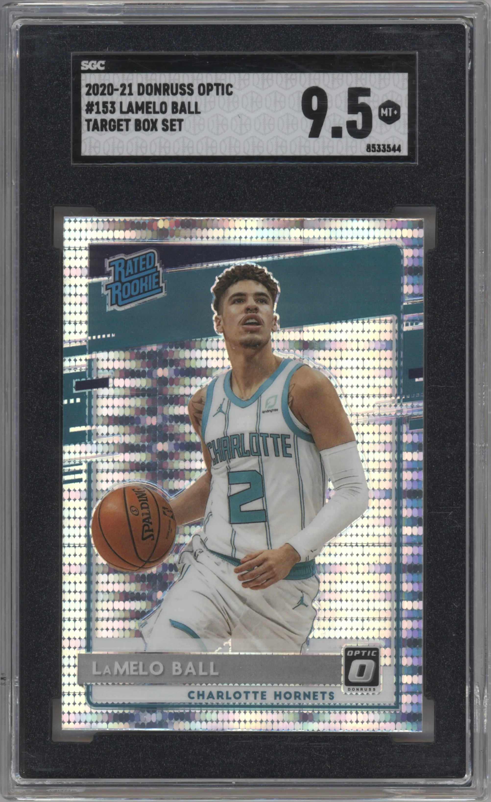 2020 Panini Donruss Optic Rated Rookie LaMelo Ball Target Box Set SGC 9.5