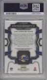 Stetson Bennett IV from the 2023 Panini Prizm set graded by PSA and given an overall grade of 10.