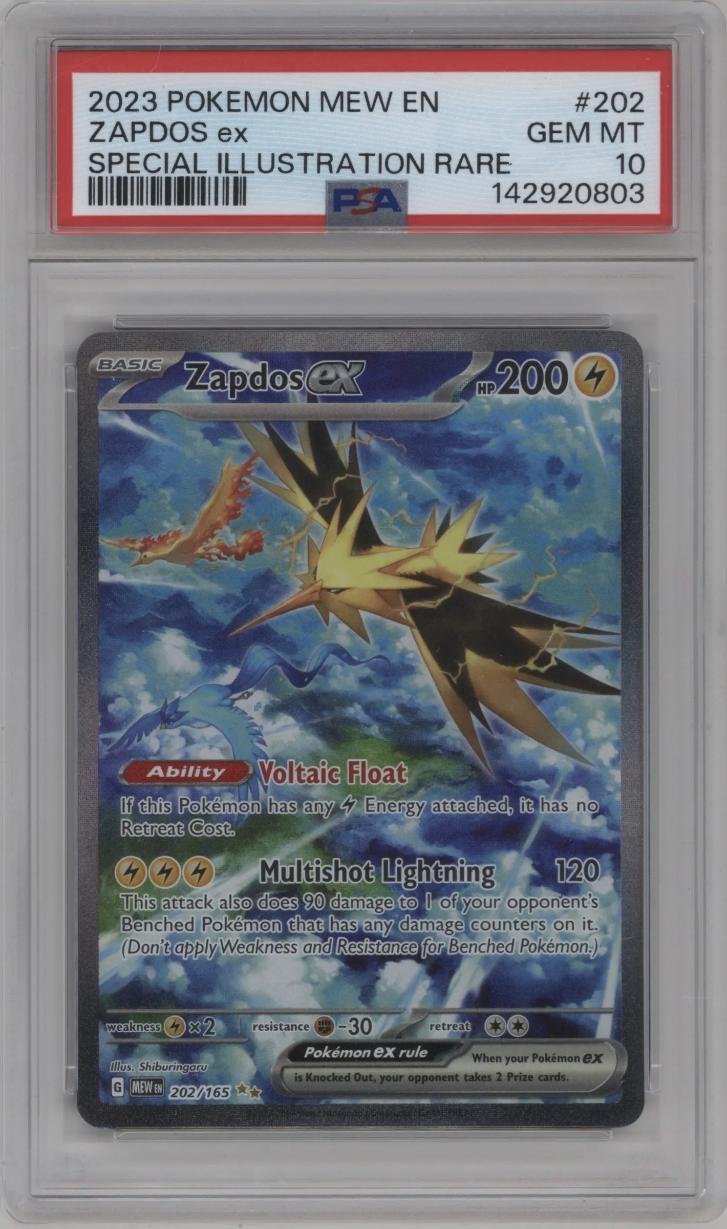 Zapdos ex