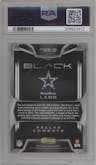 CeeDee Lamb from the 2022 Panini Black set graded by PSA and given an overall grade of 8.