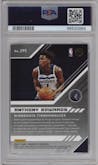 Anthony Edwards from the 2020-21 Panini Chronicles set featuring a Green parallel graded by PSA and given an overall grade of 9.