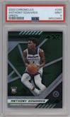 Anthony Edwards from the 2020-21 Panini Chronicles set featuring a Green parallel graded by PSA and given an overall grade of 9.