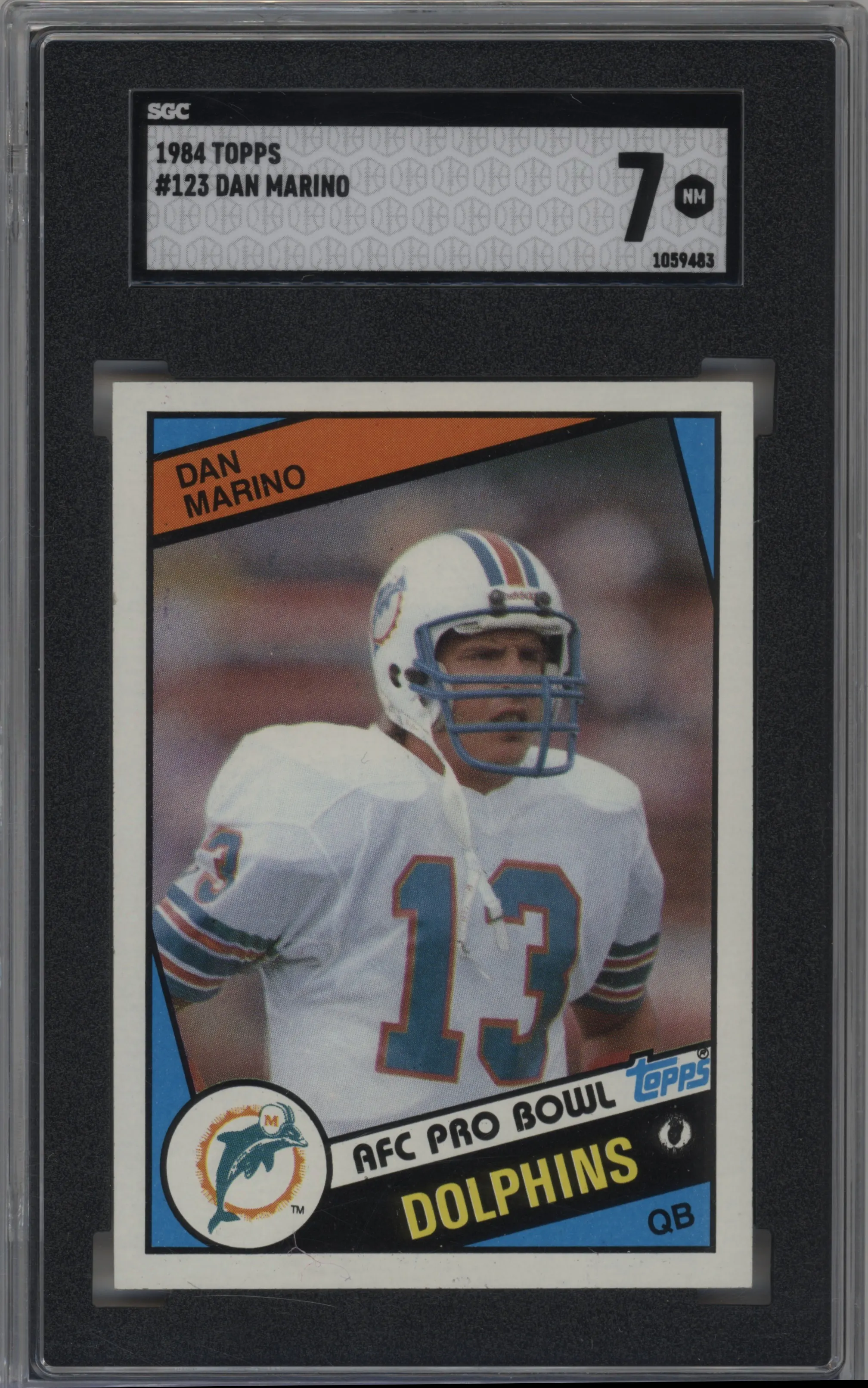 1984 Topps Dan Marino #123 SGC 7