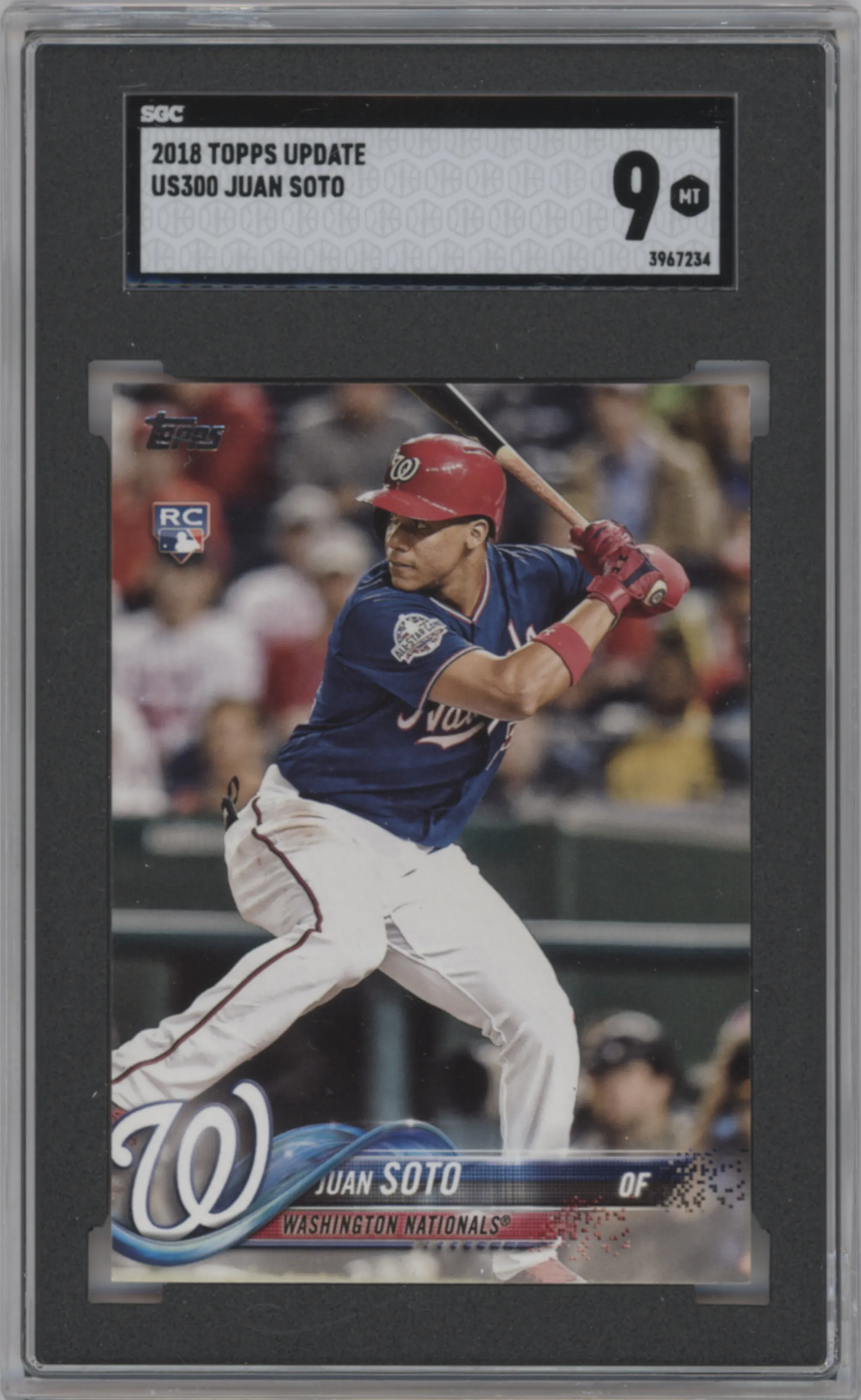 2018 Topps Update Juan Soto SGC 9