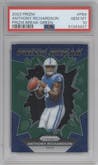 Anthony Richardson from the 2023 Panini Prizm set featuring a Green Prizm parallel graded by PSA and given an overall grade of 10.