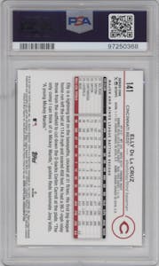 Elly De La Cruz from the 2024 Topps  set graded by PSA and given an overall grade of 10.