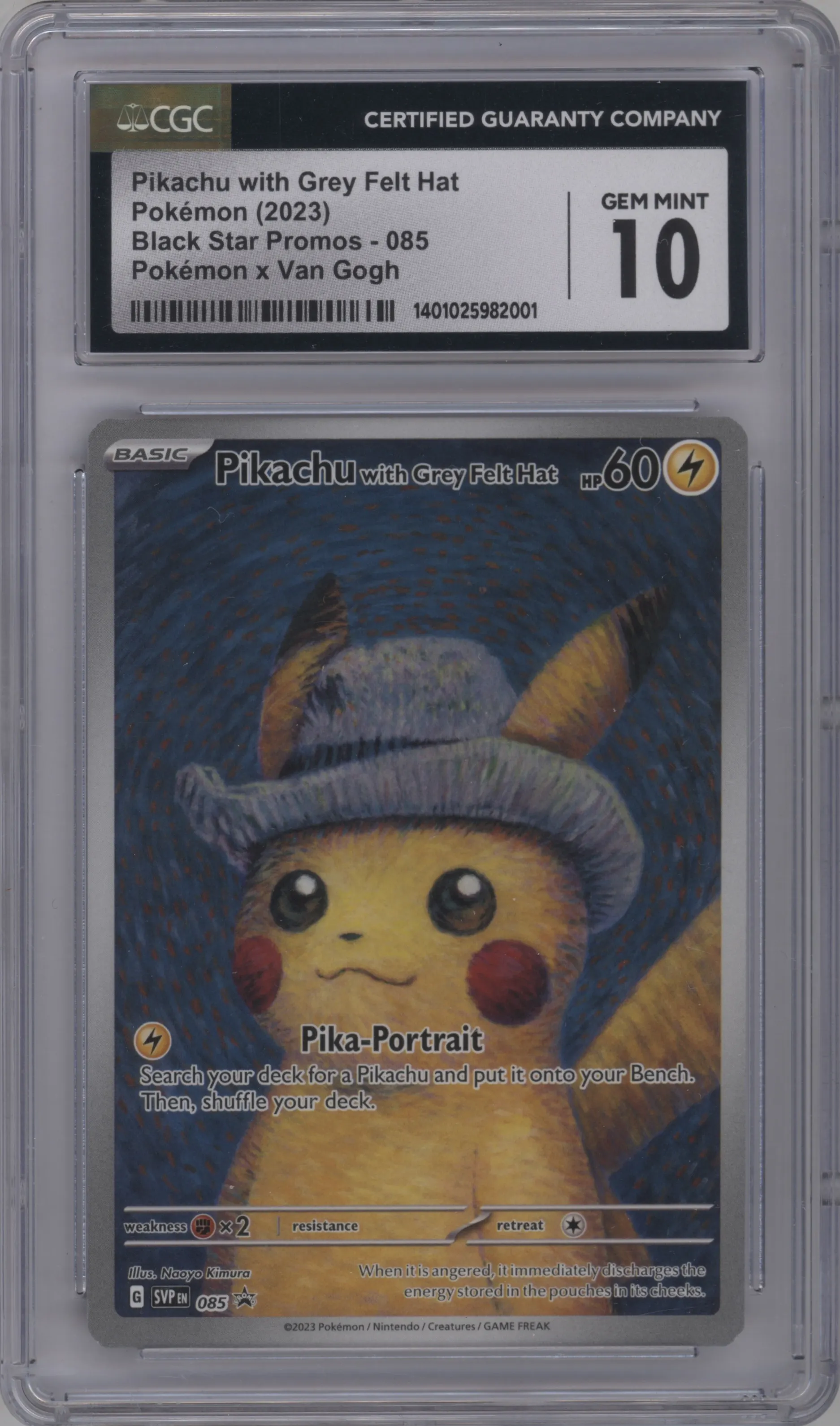 Pikachu with Grey Felt Hat