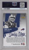 Josh Allen from the 2024 Donruss Optic set graded by PSA and given an overall grade of 9.