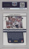 Tom Brady from the 2013 Panini Prizm set graded by PSA and given an overall grade of 10.