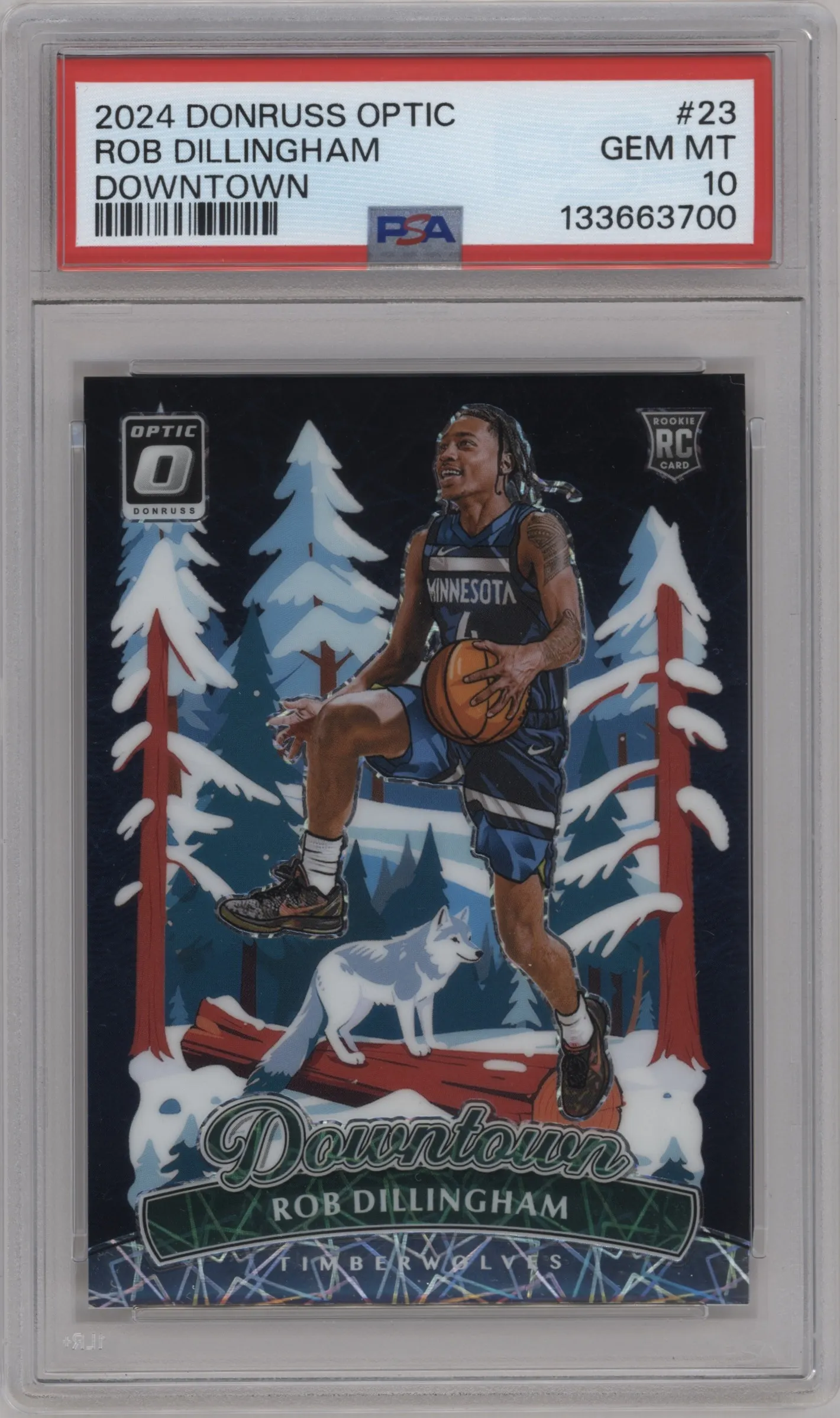 2024 Donruss Optic Downtown Rob Dillingham PSA 10