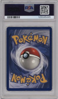 Charizard from the 1999 Pokemon set graded by PSA and given an overall grade of 5.