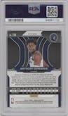 Anthony Edwards from the 2020-21 Panini Prizm set featuring a Silver Prizm parallel graded by PSA and given an overall grade of 10.
