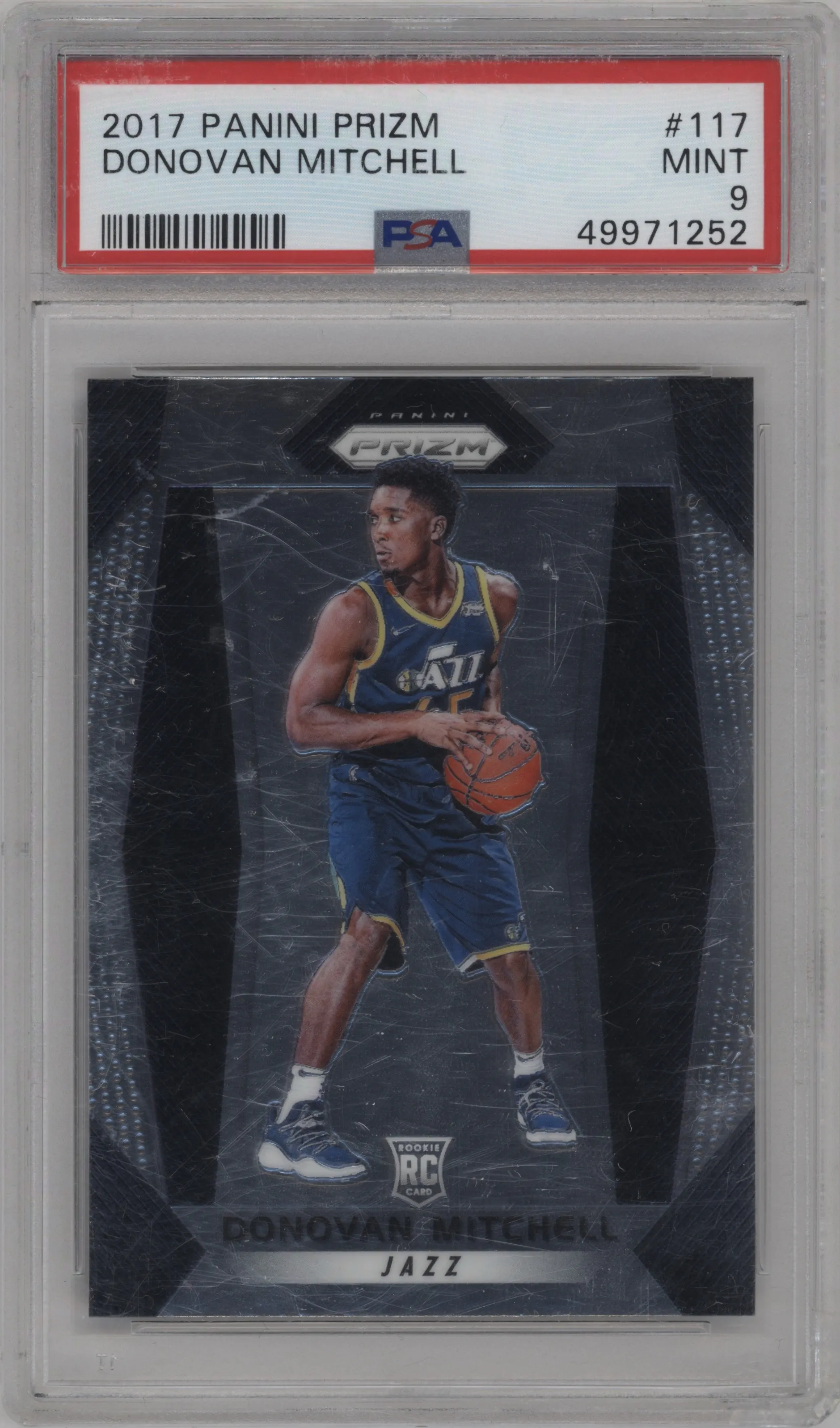 2017 Panini Prizm Donovan Mitchell PSA 9