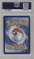 Eevee from the 2025 Pokemon SV set featuring a Pokemon Day 2025 parallel graded by PSA and given an overall grade of 9.