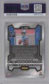 Hendon Hooker from the 2023 Panini Prizm set featuring a Blue Ice parallel graded by PSA and given an overall grade of 10.