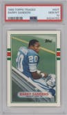 Barry Sanders from the 1989 Topps Traded set graded by PSA and given an overall grade of 10.