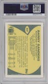 Barry Sanders from the 1989 Topps Traded set graded by PSA and given an overall grade of 10.