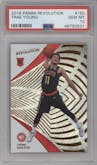Trae Young from the 2018-19 Panini Revolution  set graded by PSA and given an overall grade of 10.