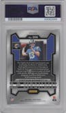 Stetson Bennett IV from the 2023 Panini Prizm set featuring a Silver Prizm parallel graded by PSA and given an overall grade of 10.