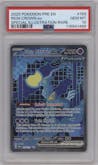 Iron Crown ex from the 2025 Pokemon SV set graded by PSA and given an overall grade of 10.