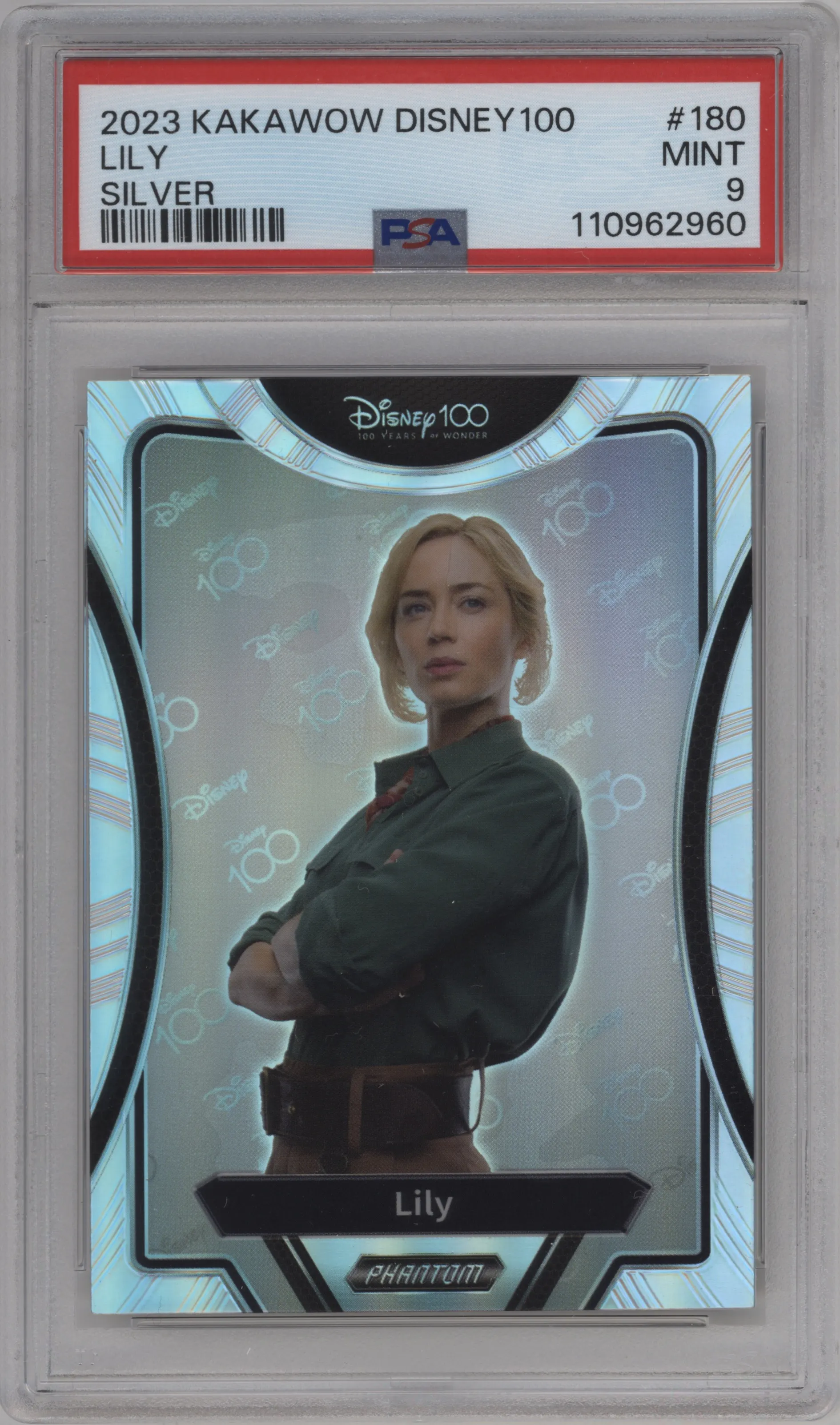 2023 Kakawow Disney 100 Silver Lily #PD-I-180 PSA 9