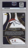 Javonte Williams from the 2020 Panini Select set graded by PSA and given an overall grade of 10.