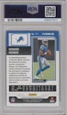 Hendon Hooker from the 2023 Panini Contenders set featuring a FOTL Red Zone parallel graded by PSA and given an overall grade of 9.