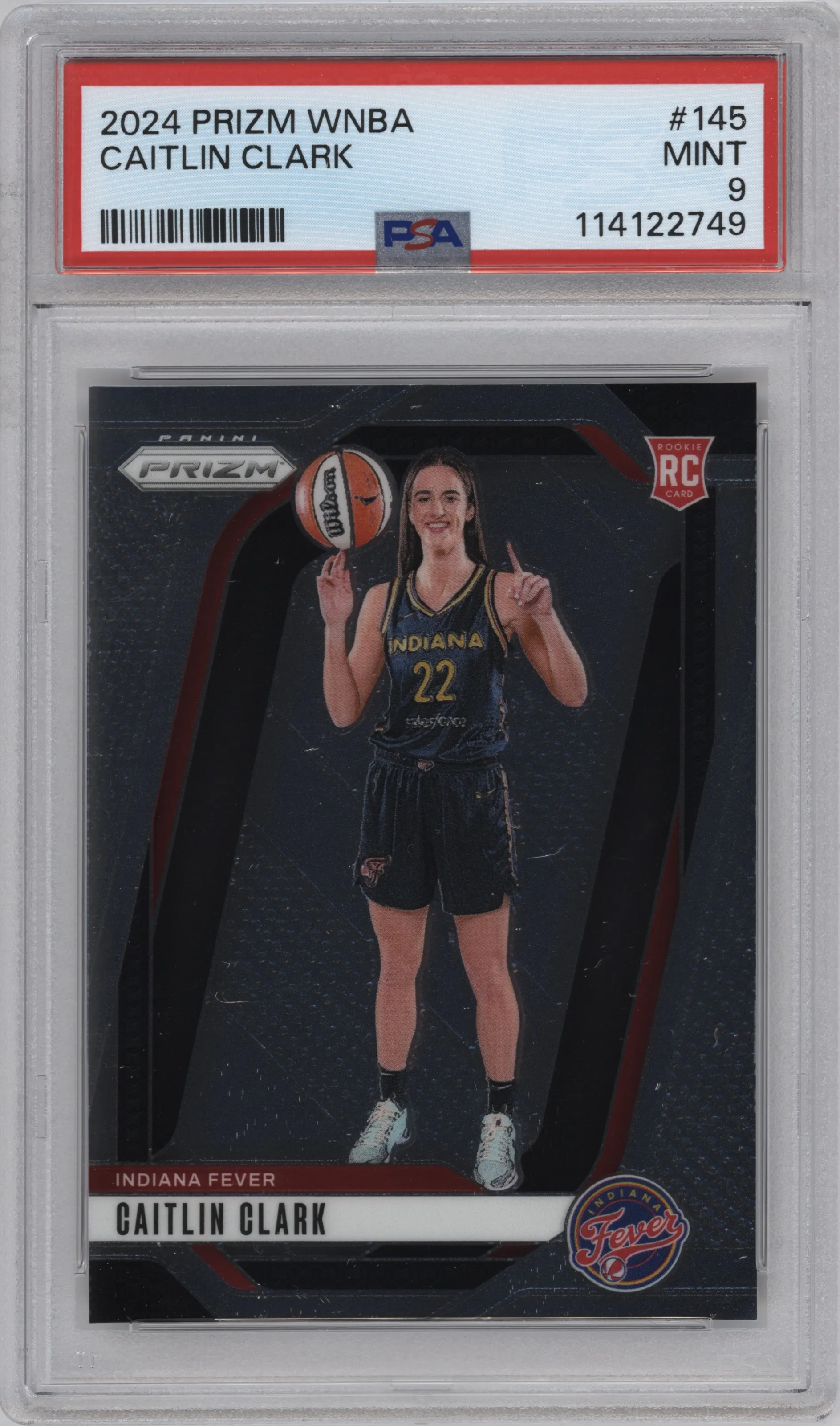 2024 Panini Prizm WNBA Caitlin Clark PSA 9