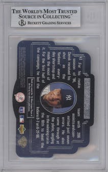Derek Jeter from the 1996 Upper Deck SPx set graded by Beckett and given an overall grade of 9.