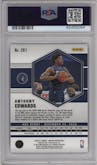 Anthony Edwards from the 2020-21 Panini Mosaic set graded by PSA and given an overall grade of 10.