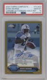 Eddie George from the 2023 Topps Composite set featuring a Gold Refractor parallel graded by PSA and given an overall grade of 10.