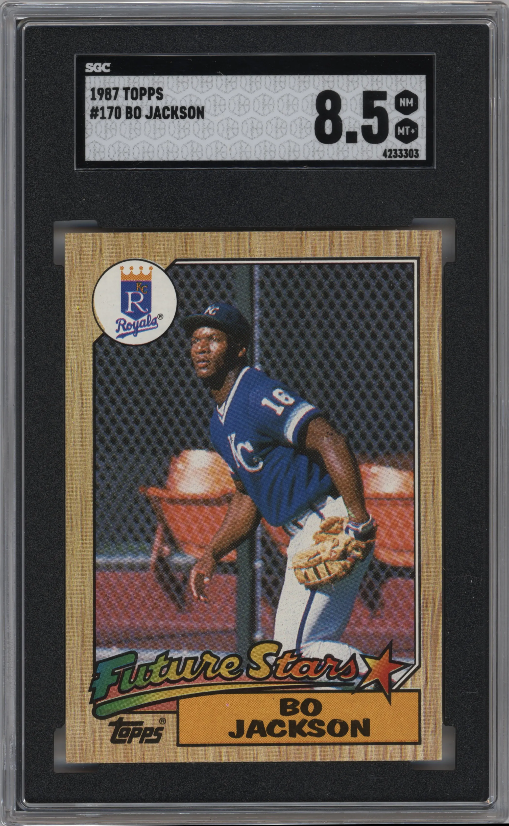 1987 Topps Bo Jackson #170 SGC 8.5