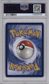 Pikachu from the 2022 Pokemon SWSH set graded by PSA and given an overall grade of 9.