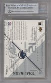LaDainian Tomlinson from the 2002 Upper Deck SPx set graded by Beckett and given an overall grade of 8.